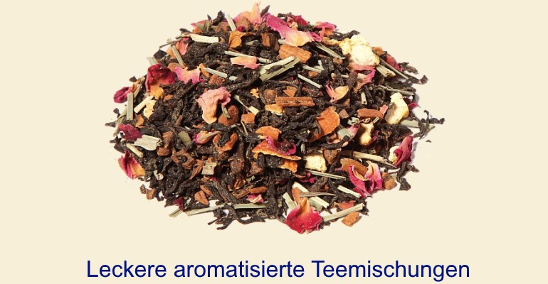 Hervorragende aromatisierte Teemischungen